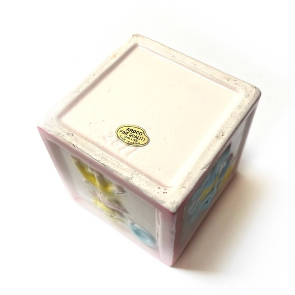 Vintage Baby Ceramic Planter Storage Container Japan - Picture 6 of 7